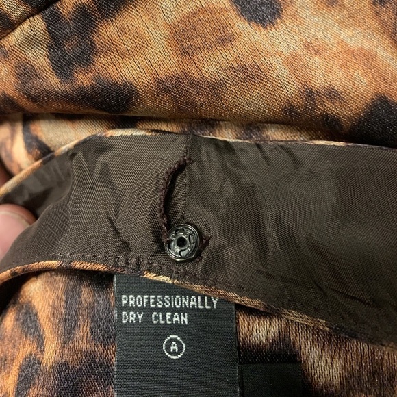 NWOT Doncaster Vintage Cheetah print dress size 4 lined, strap retainers wow! - Picture 12 of 12